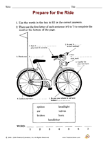 prepare for the ride printable 3rd grade teachervisioncom