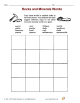 Science Lessons 2nd Grade Rocks And Minerals