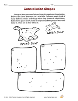 constellation shapes for kids