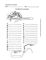 Mathematics Alphabet Printable (3rd - 6th Grade) - TeacherVision.com