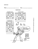 Ratio Rag - Math and Music Worksheet (3rd–6th Grade) - TeacherVision.com