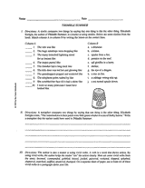 Printables 8th Grade Writing Worksheets 8th grade language arts worksheets davezan davezan