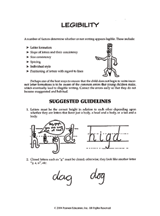 Handwriting Legibility Printable (Pre-K - 3rd Grade) - TeacherVision.com