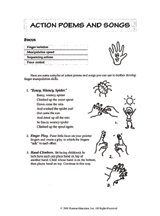 Chinese new year song Action Poems and Songs Printable (Pre-K - 3rd Grade) - TeacherVision.com