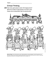 critical thinking math 1st grade