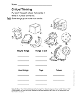 Critical thinking worksheets 2nd grade