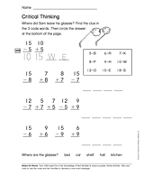 critical thinking math worksheets for 5th grade pdf