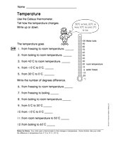 temperature gr 2 printable 2nd grade teachervisioncom