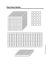 Place-Value Models Printable (3rd - 4th Grade) - TeacherVision.com