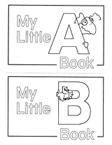 My Little Letter Book -- A and B Printable (Pre-K - 3rd Grade ...