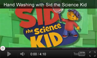 Video: Hand Washing with Sid the Science Kid