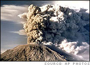 Mount Saint Helens Erupts