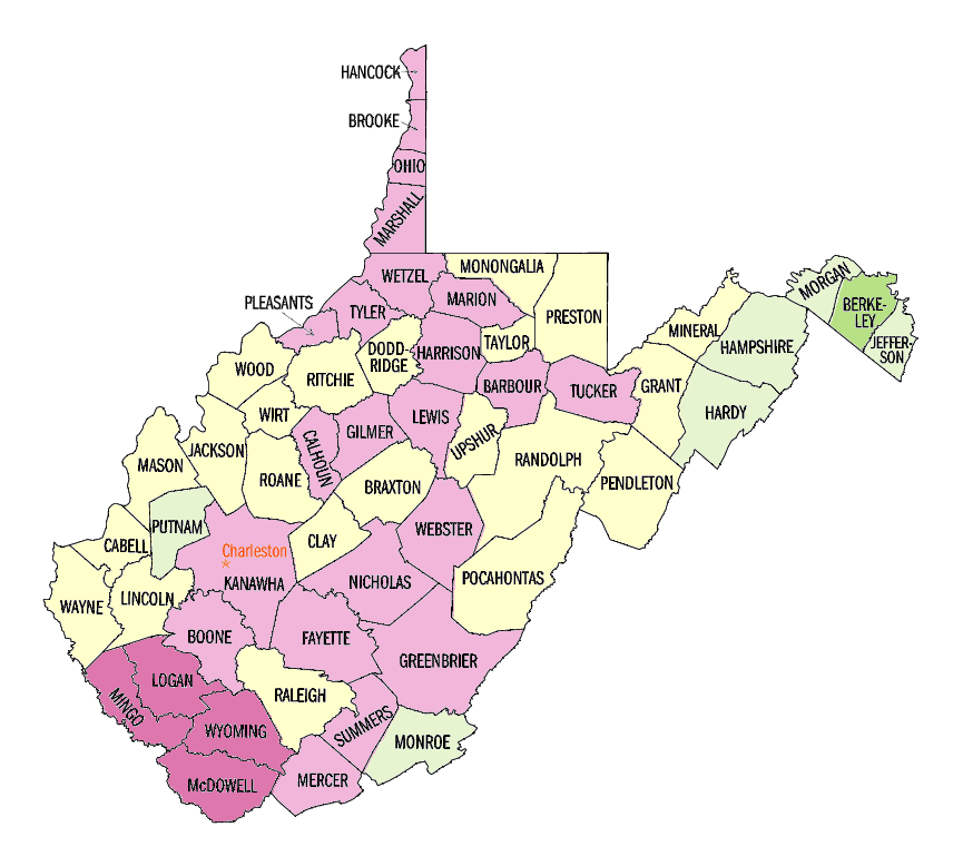  Population, percent change, 1990 to 2000