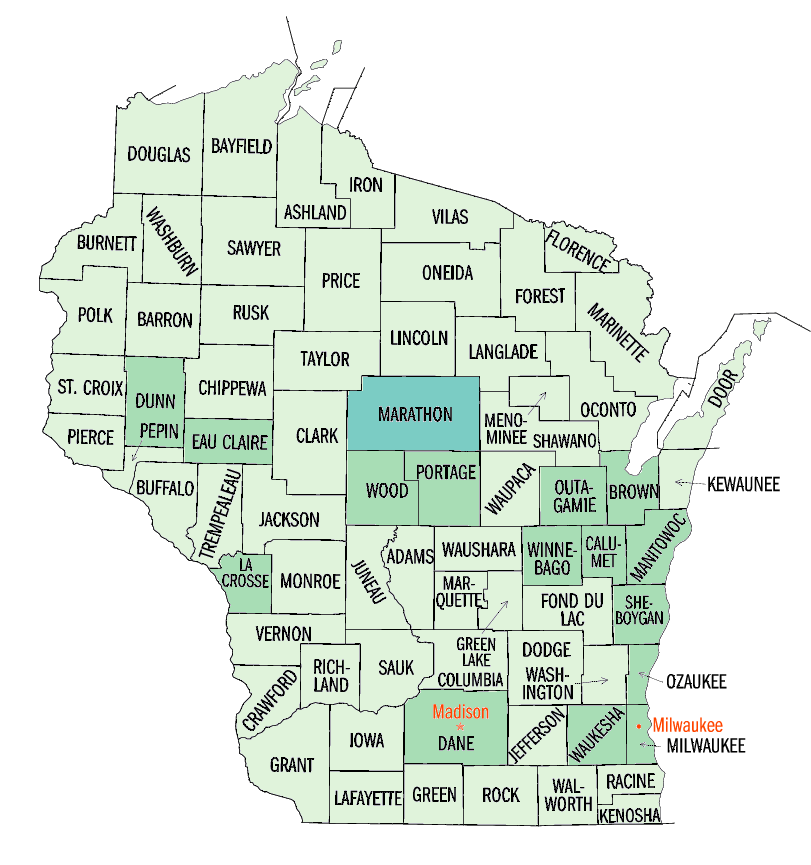  Asian persons, percent, 2000